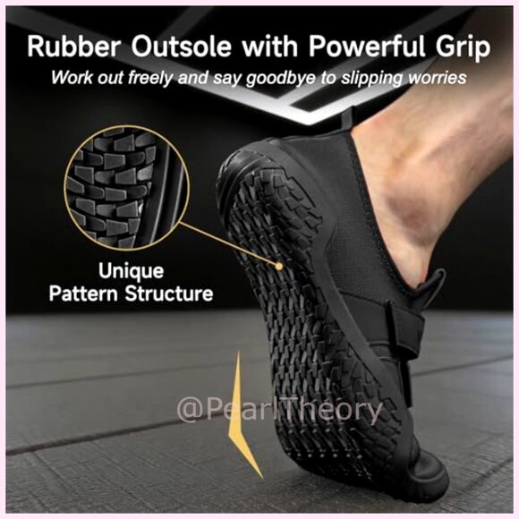 Deadlift Weight Lifting Shoes - Athletic Sneakers with Velcro Closure main image 4